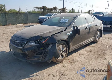 2015 Kia Optima Hybrid from USA, damaged, VIN KNAGM4AD3F5087509